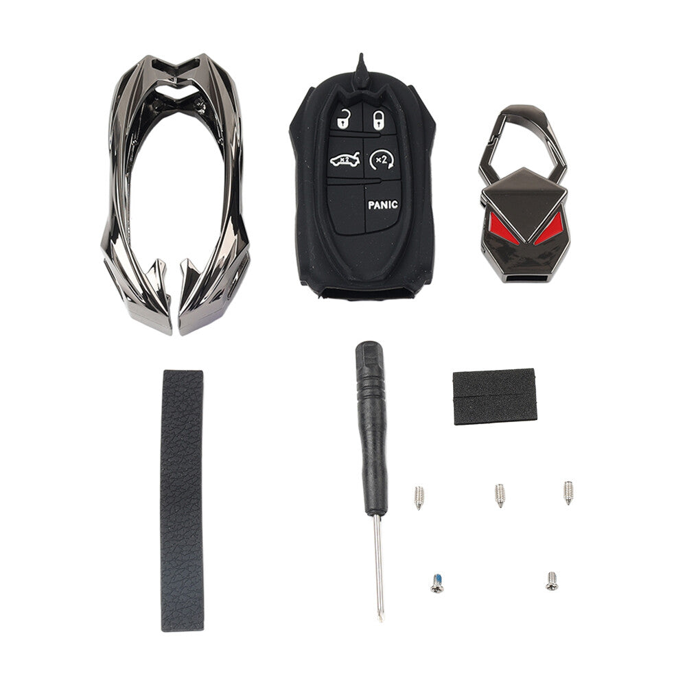 for Smart Key Fob Shell Cover for Dodge Charger for Challenger Fit for Jeep Grand Cherokee