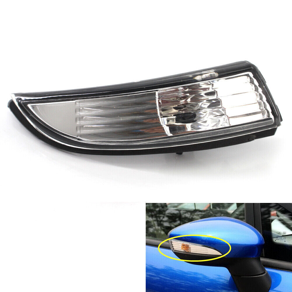 Right Side Wing Mirror Turn Signal Indicator Light Cover for Ford Fiesta 09-15