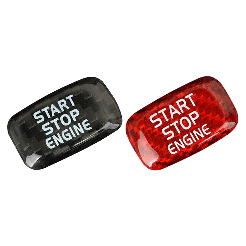 BLK Carbon Engine Start Stop Button Sticker Fit for Volvo V40 V60 S60L S60 XC60 S80L