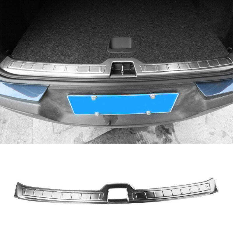 for Volvo XC40 2019-22 Silver Steel Inner Rear Bumper Protector Guard Cover Trim