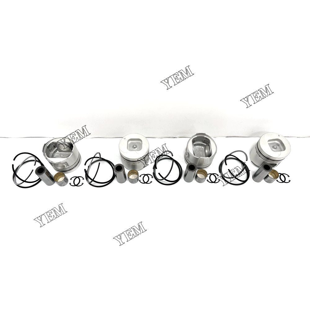4BE1 Cylinder Piston Kit With Ring Fit for Isuzu Diesel Engine Spare Parts.