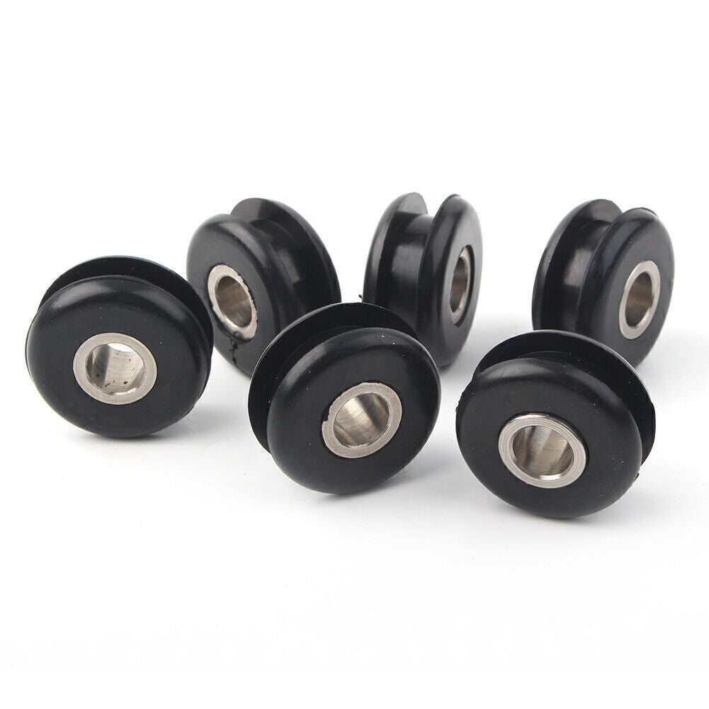 6pcs Gas Fuel Tank Mounts for Harley Softail FXWG Gas Tank Mount Rubber Grommet