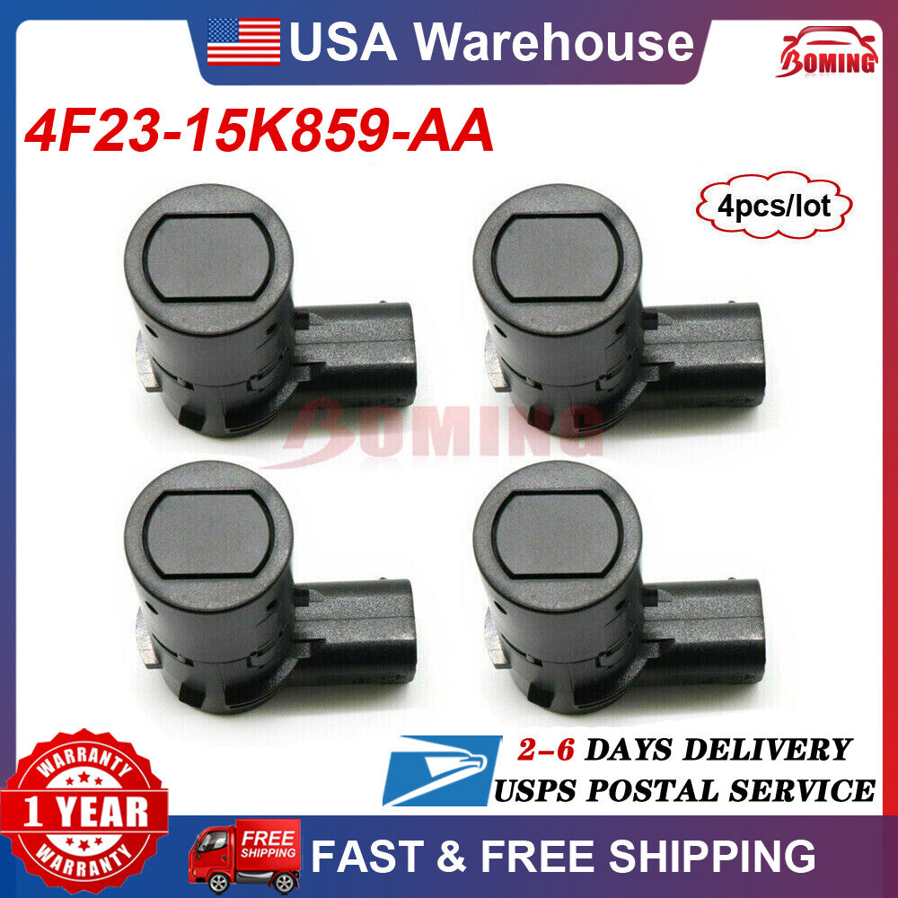 4-Piece Reverse Bumper Spare Parking Assist Sensors for Ford Explorer F150 F250 F350