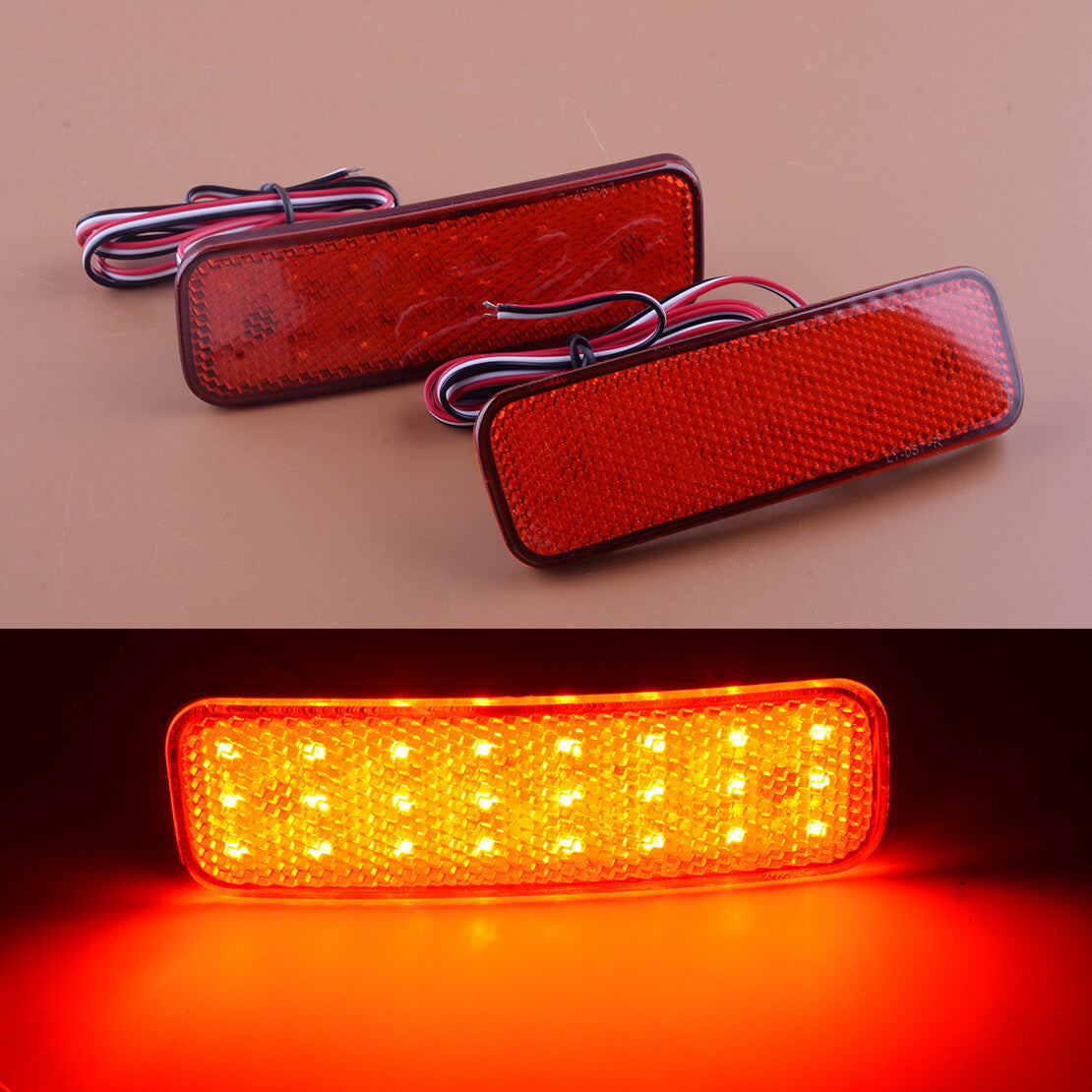 Rear Bumper Reflector Light Tail Lamp Fit for Ford Transit Custom Connect