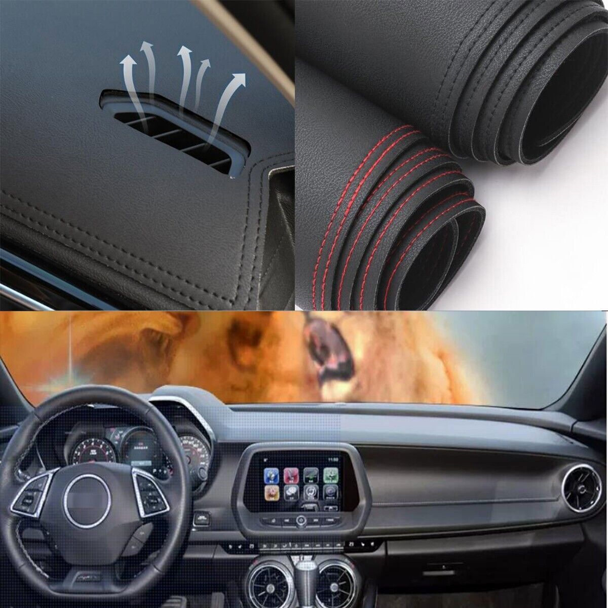 Black window ventilator/door sunshade/rain cover for Discovery Sport 2015-2024