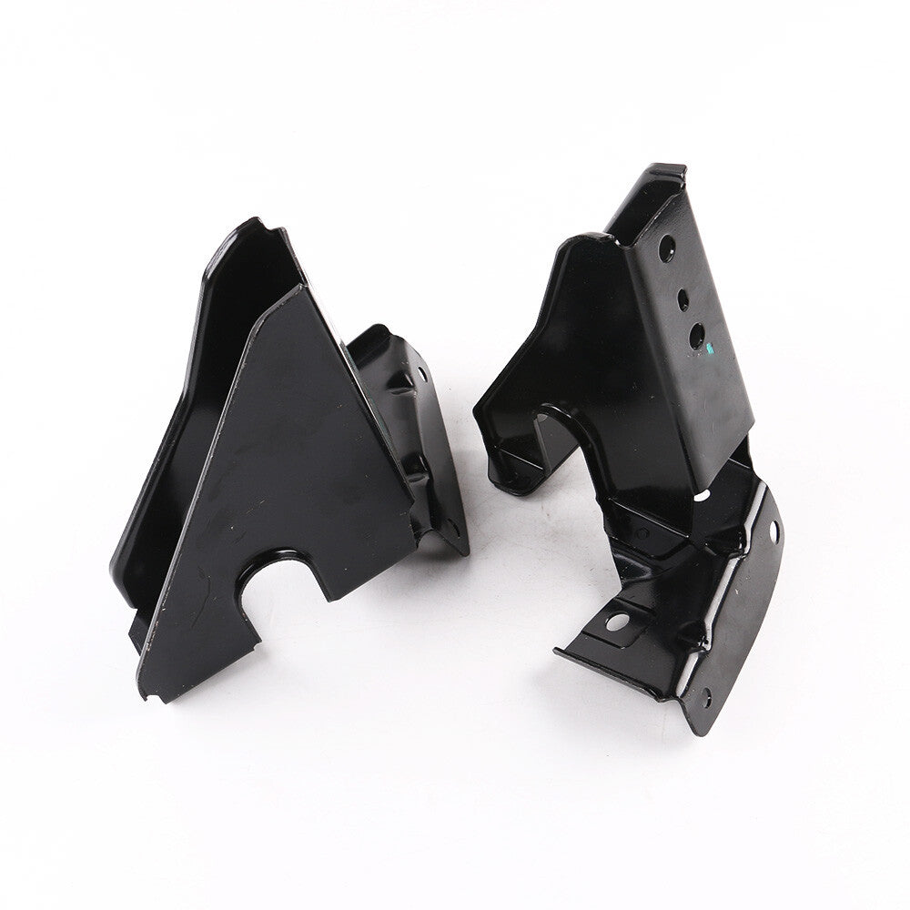 2pcs Front Hood Lock Bracket Black Left Right for BMW 325i 328i 330i 335i 335d