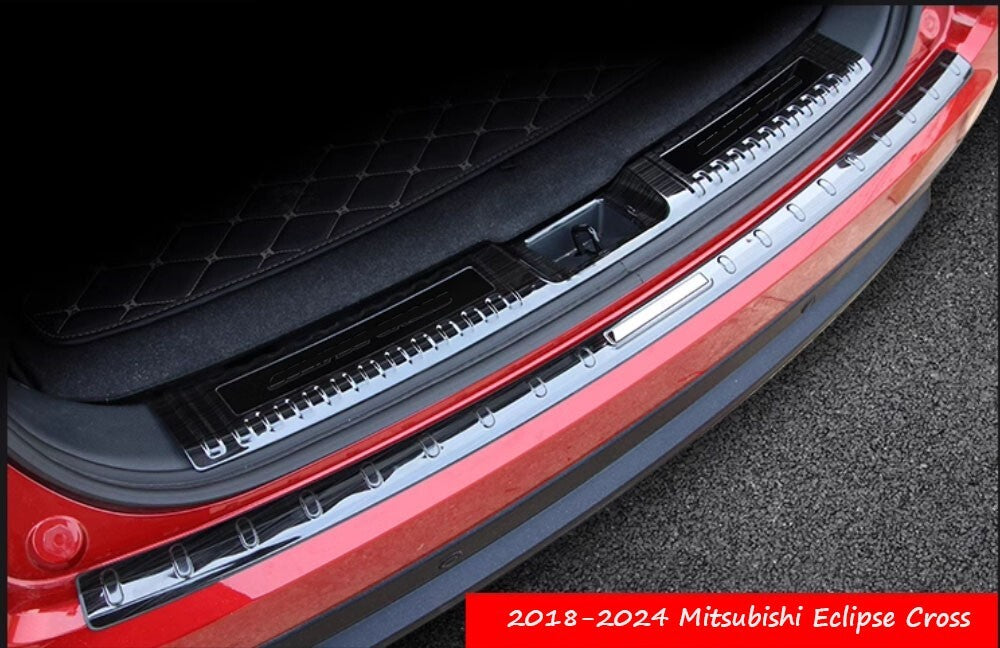 For 2018-2024 for Mitsubishi Eclipse Cross Rear Bumper Protectors Accessories 2PCS