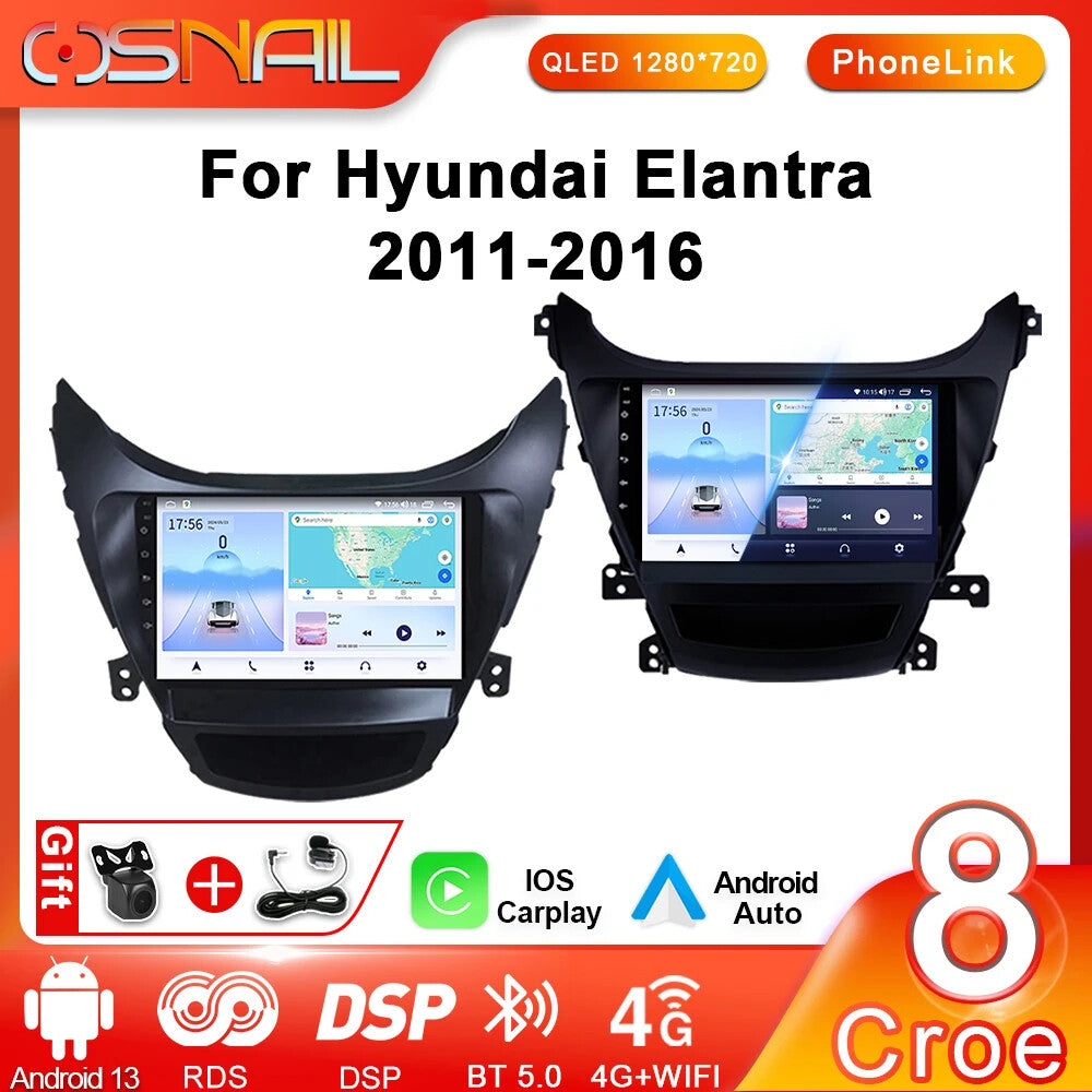 Android Car Stereo Radio for Hyundai for Elantra Avante I35 2014-2016 GPS Player