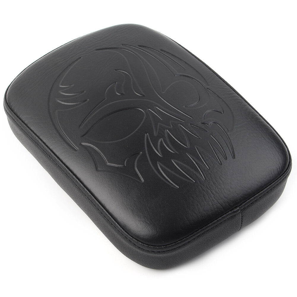 Rear Passenger Pillion Pad Fender for Seat 8 Suction Cup for Harley Bobber Sportster