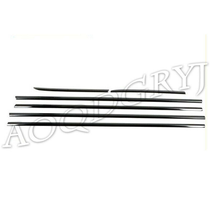 Black steel Bottom Window Frame Sill Trim Cover for Toyota Prado Fj150 2010-2021