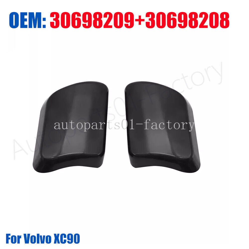 1Pair Front Left+Right Headlight Washer Nozzle Cover Cap for Volvo XC90