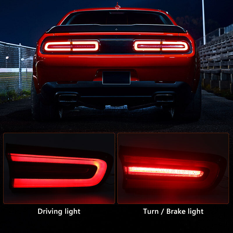 Applicable to 2015-2023 for Dodge for Challenger rear exterior LED taillights, passenger right light