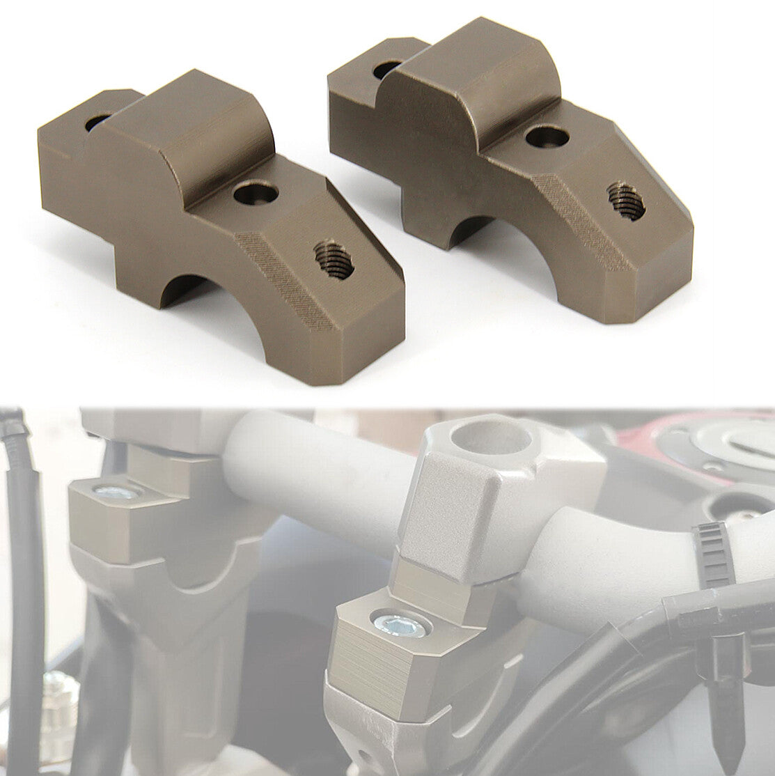 for YAMAHA MT09 FZ09 Tracer 900 GT Motorcycle Handlebar Riser Bar Clamp Mount