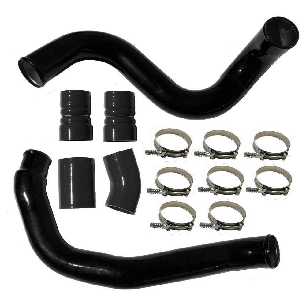 Turbo Intercooler Piping Pipe Kit Silicone Clamp Aluminum for Ford 2003-07 F-250
