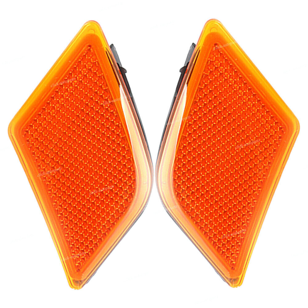 2x Fits 2008-2011 for Mercedes C300 Front Bumper Side Marker Light Lamp Left + Right