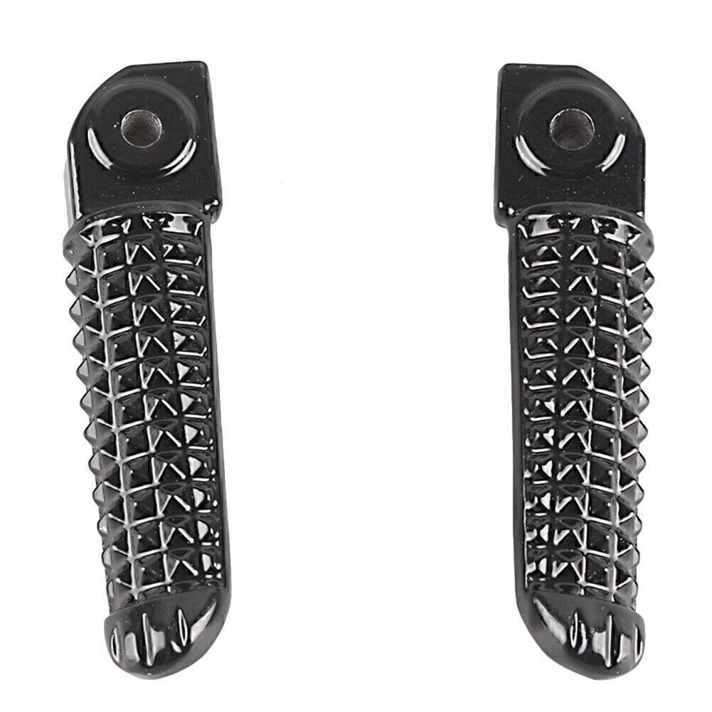 for Yamaha YZF R1 2002-2012 R6 2x Black Rear Passenger Foot Pegs Footrests