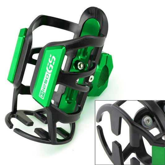 Beverage Water Bottle Drink Cup Holder Stand Fit for BMW R1250 R1200 GS ADV LC Green