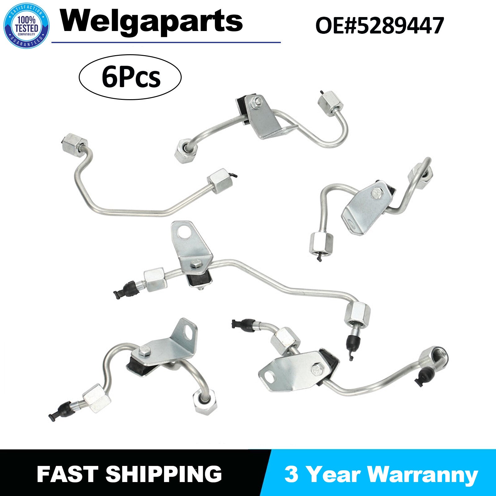 6 Pack Fuel Injector Line for Dodge 5.9L 03-07 5289447 5086871AA