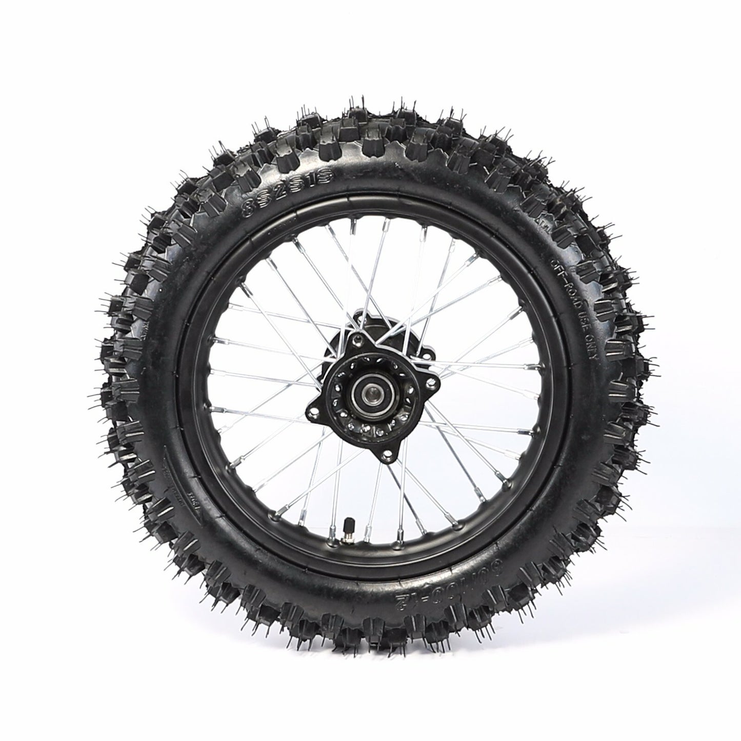 12mm 80/100-12 rear tire, 1.85x12 inch rim, wheel suitable for Taodao coolers 110, 125cc, 140cc