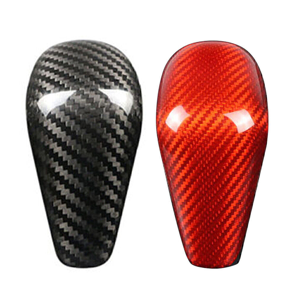 Carbon fiber automotive gear shift knob cover trim suitable for Audi A6 2016-2018 / A7 2015-2018