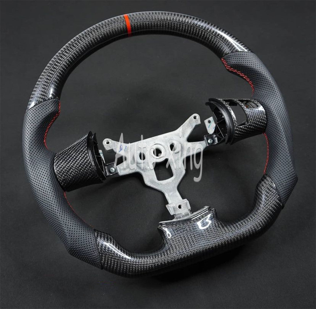 Replace Cover C6 for Corvette Real Carbon Fiber Steering Wheel Trim 2006+