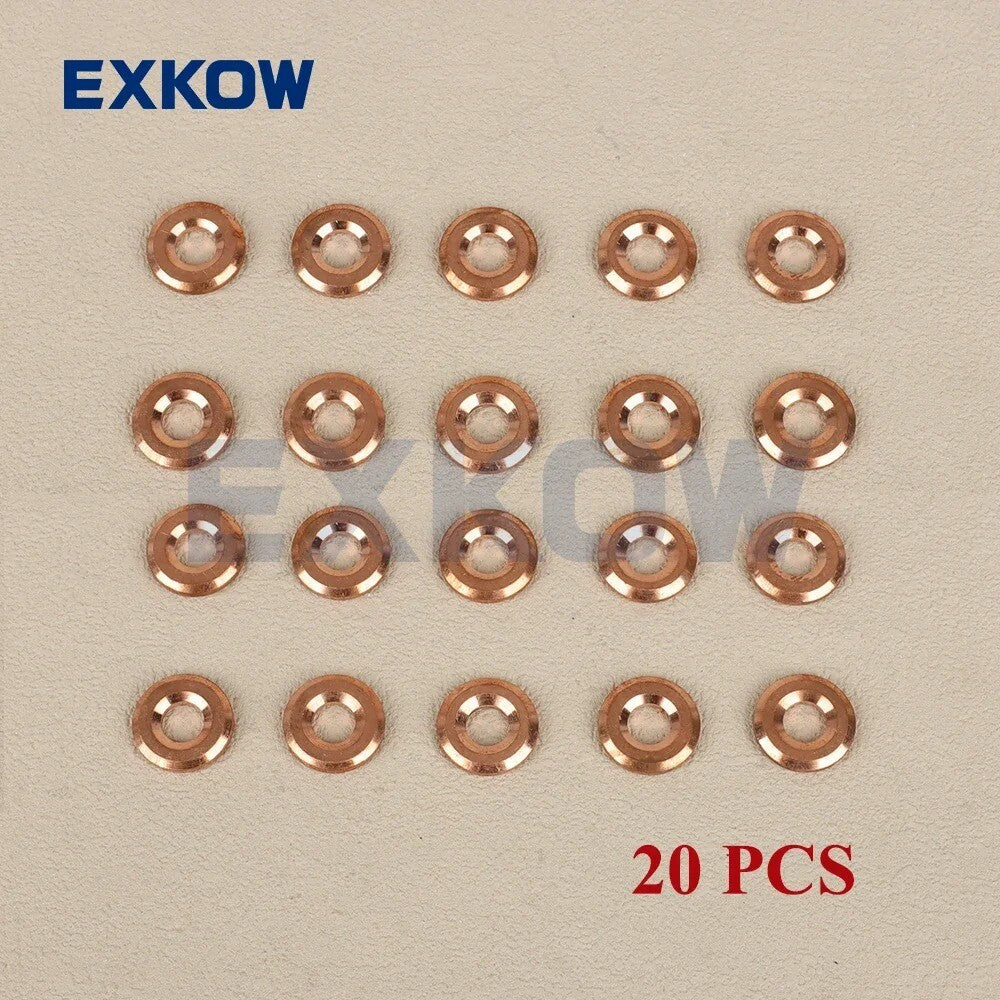 20X Fuel Injection Nozzle Gasket for Mitsubishi for Challenger Triton ASX 1428A158