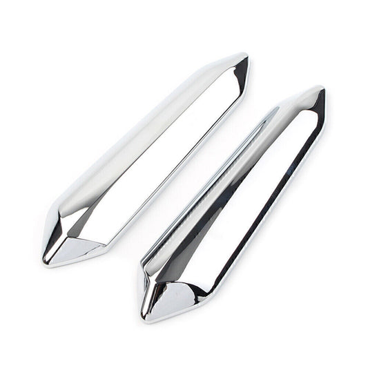 2x Chrome ABS Windscreen Windshield Strut Covers Fit for Honda Goldwing GL1800
