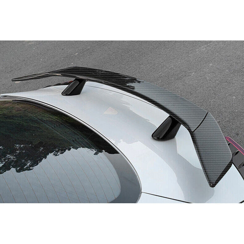for Hyundai Sonata 2020-2023 Carbon Fiber Rear Tail Trunk Spoiler Wing Lip Cover