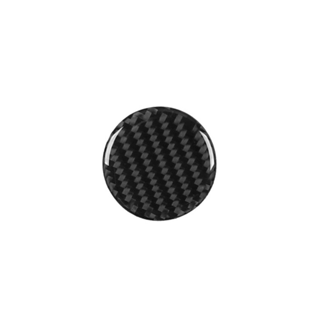 Carbon Fiber Multimedia Knob Button Cover Trim for Toyota Supra A90 2019-2022