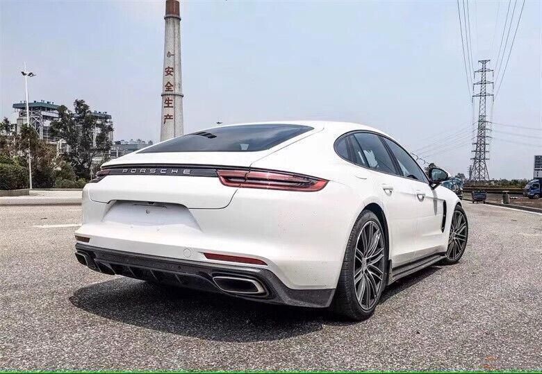 Carbon fiber extended side skirts for Porsche for Panamera 971 2017-2022 kit