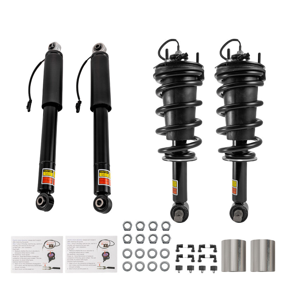 2x Front Hydraulic Shock Strut Assys for Infiniti QX56 2011-2013 QX80 2014-2021