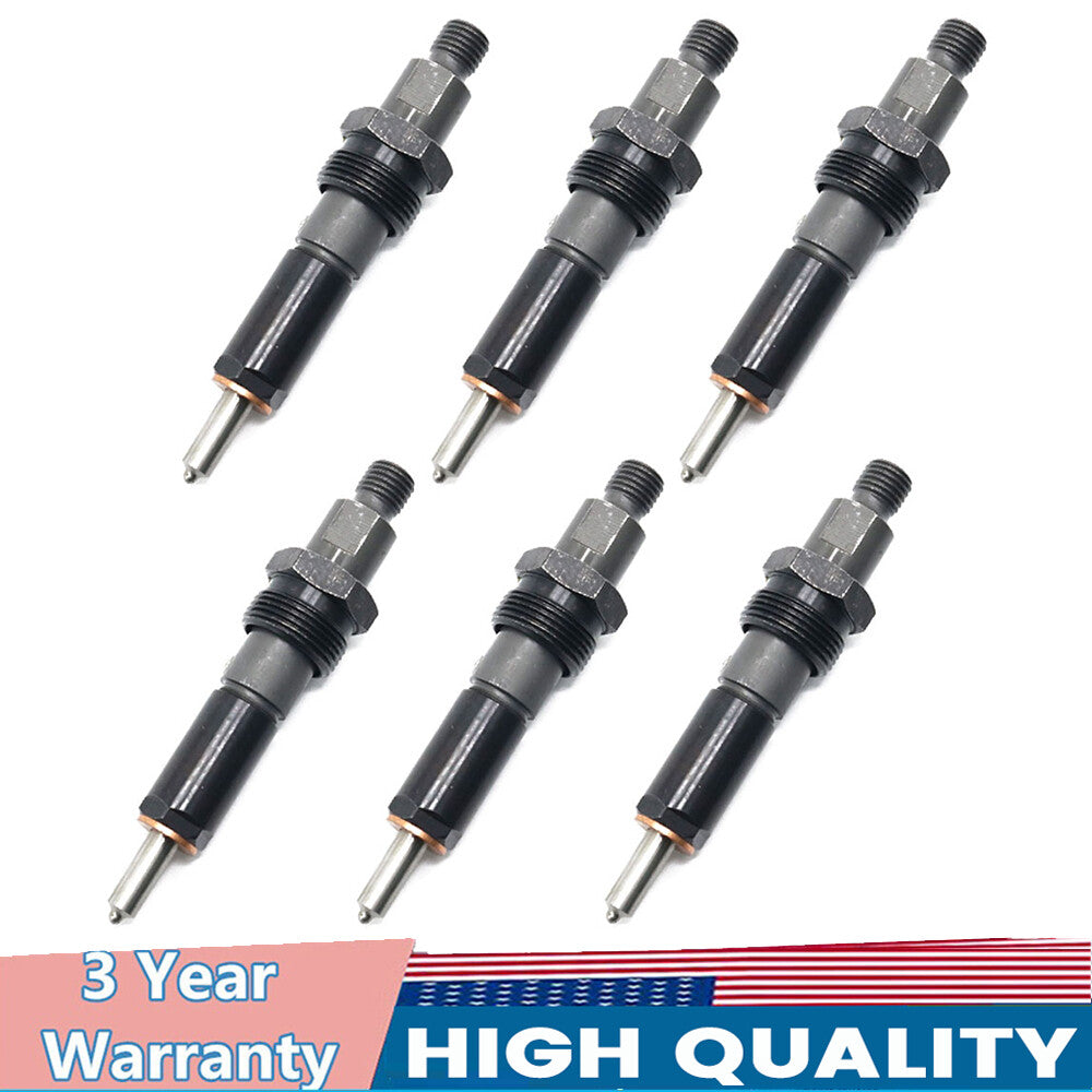 6 fuel injectors, model 0432131837, for first-generation for Dodge 5.9L engines (1989-1993-).