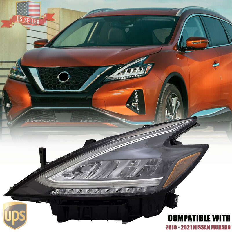All LED Headlight Assy Driver Left Side NI2502270 for Nissan Murano 2019 - 2021