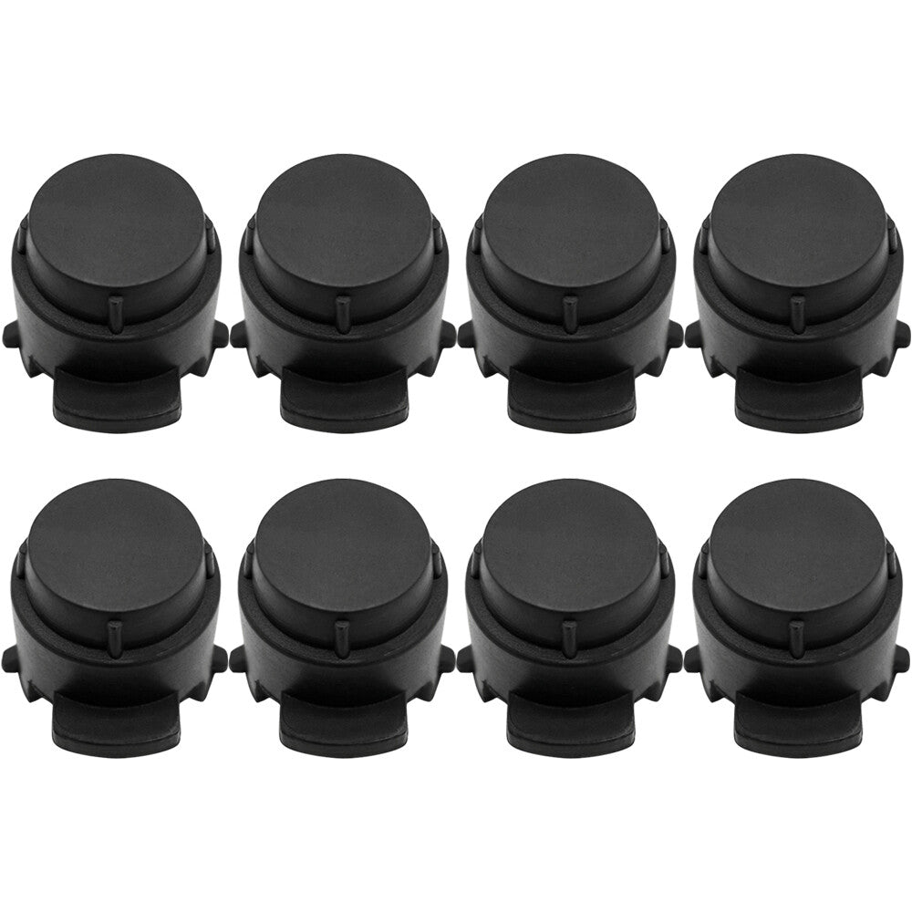 8Pcs Parking Sensor Blind Cover Black for Mercedes C300 CLS450 E450 GLC63 GLS580