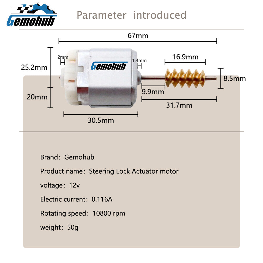 Steering Column Lock motor 4H0905852A for VW Touareg for Audi S5 S6 C7 A6 C7 A7 RS7