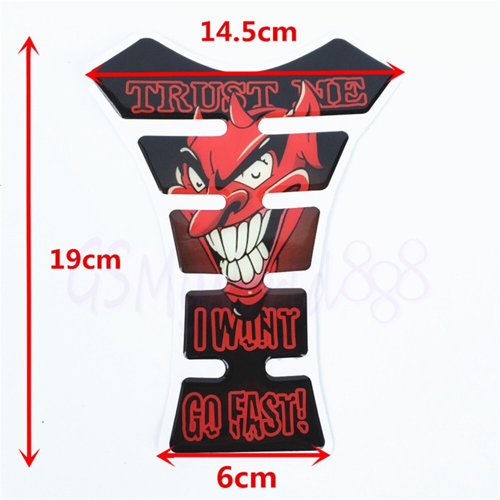 Tank Pad Carbon Decal Stickers Emblem Fit for YZF R1 R25 R3 R6 FZ1 MT09 XTZ FJR