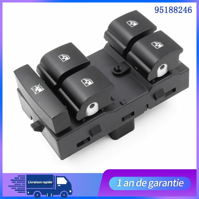 Interrupteur Commande Bouton Leve Vitre Fits for Chevrolet Aveo 2012-2016 =95188246
