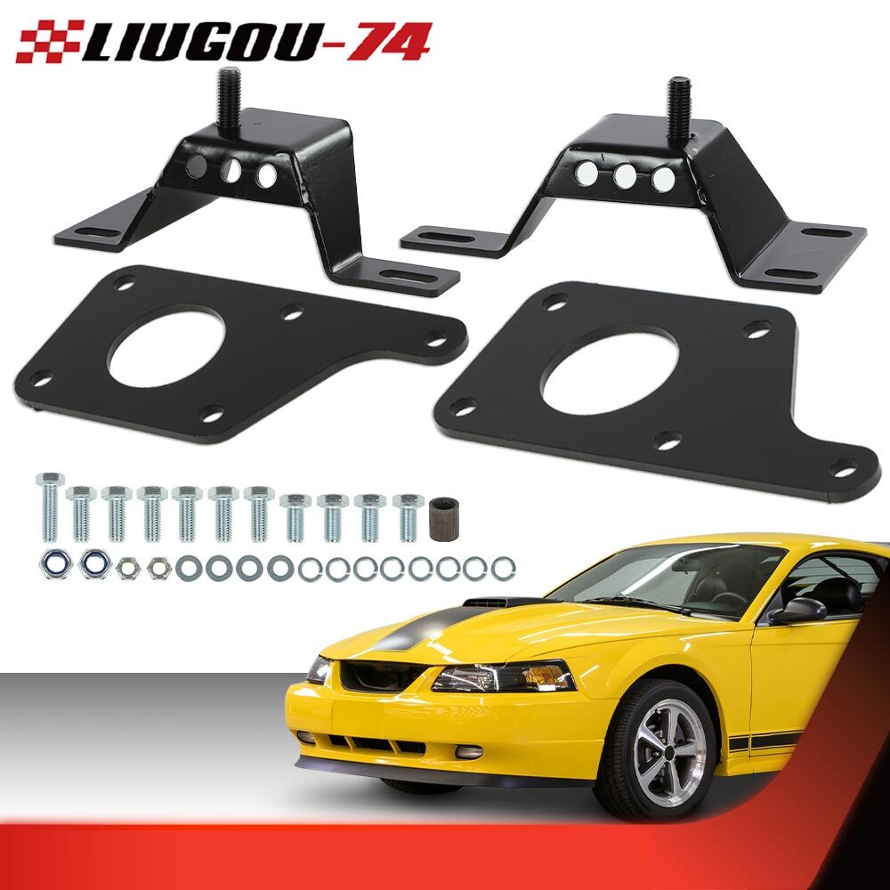 Suitable for 1979-04 for Mustang LS1 5.3L engine replacement adapter board with 4.6L solid mount.