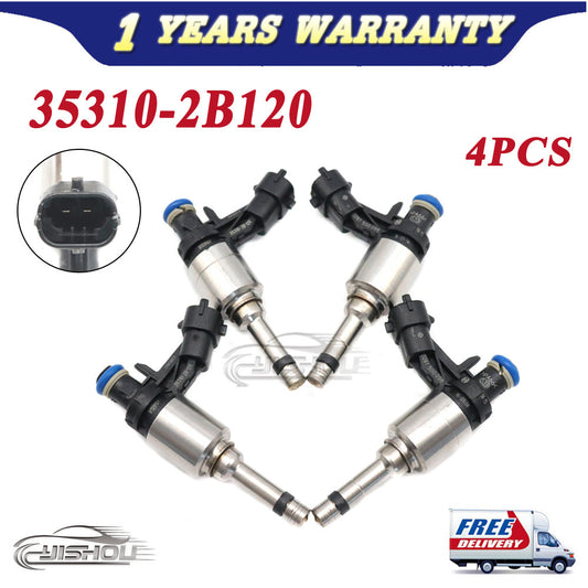 35310-2B120 4PCS Upgrade Fuel Injector for 2013-2015 for Hyundai for Veloster GDI FJ1183