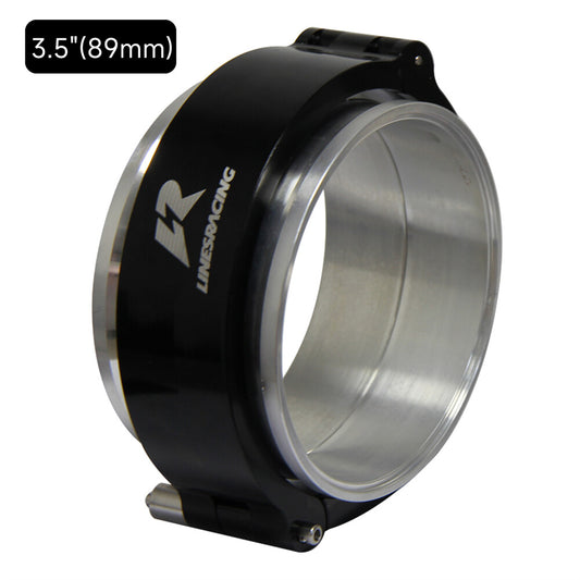 3.5'' 89mm Aluminum HD Intake V-Band Clamp Flange Intercooler Pipe Quick Release