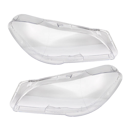 Transparent protective cover for headlight lenses suitable for BMW F10, F18, 525, and 5 series (2010-13-)