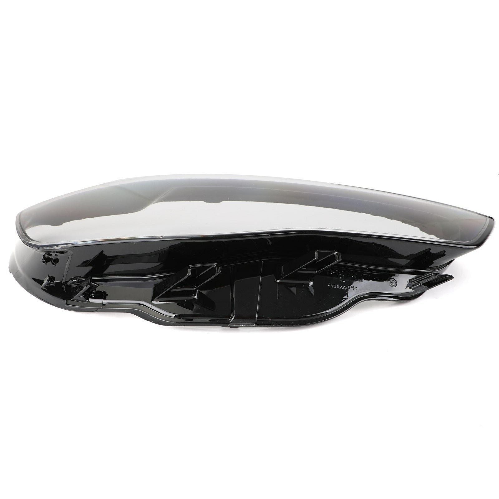 Headlight lens protective cover for Audi A3 2013-2016, transparent left and right sides.