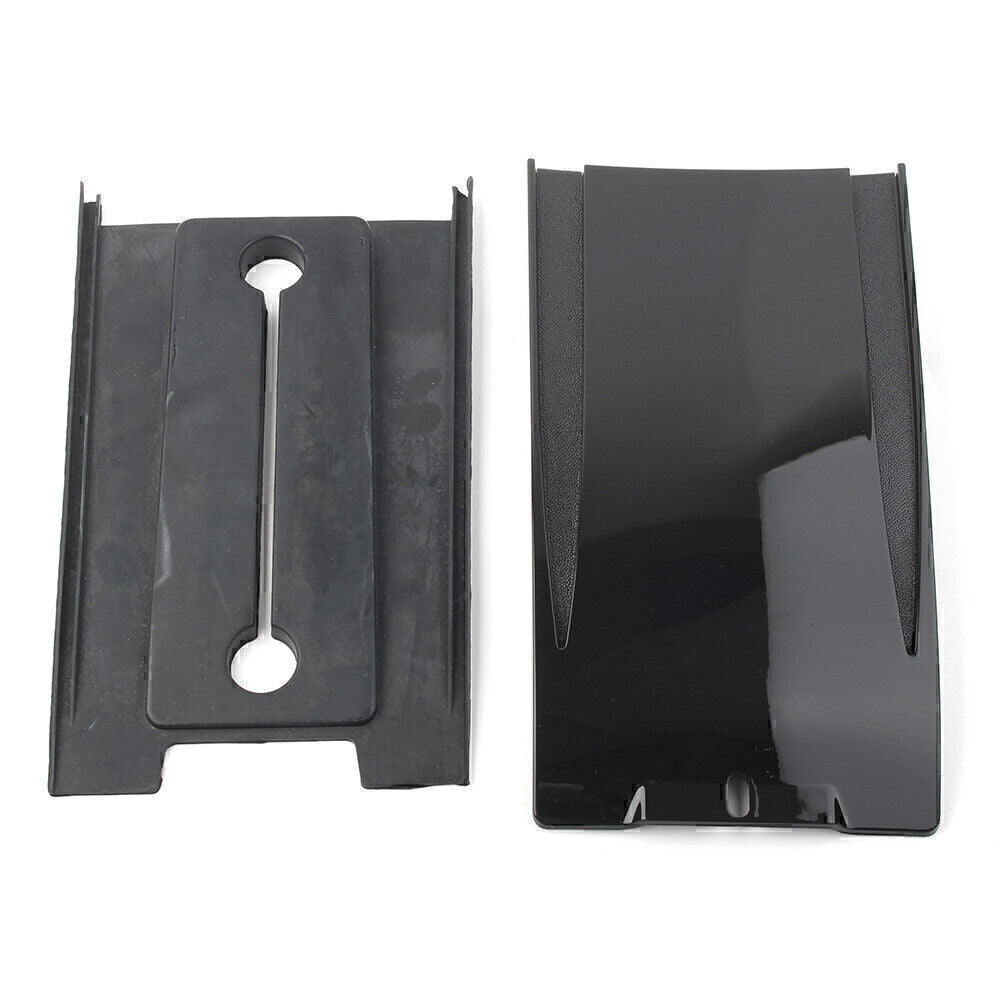 Lower Dash Tank Panel Extension Black for Harley Softail 2000-2017 01 FXST/FLST
