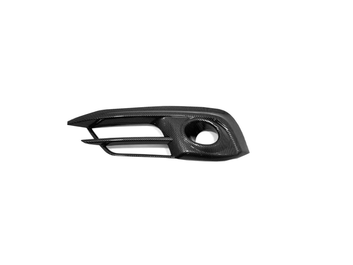Carbon fiber front fog light cover trim for Toyota for Civic ABS (2016 - 2020)