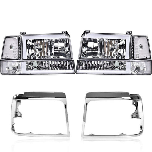 92-96 F150 F250 LED DRL Yellow Water + Gold Watch