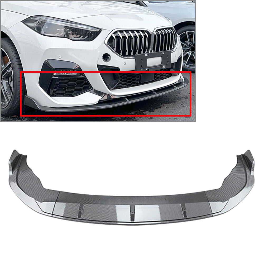Front Bumper Lip Splitters Spoiler Fit for BMW 2 Series F44 216i 218i 220i 2020-23