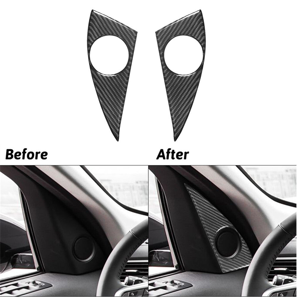 Carbon Fiber Driver Door Speaker Trim for Land Rover Discovery Sport 2015-2019