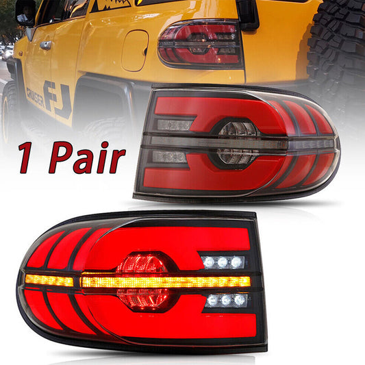 Pair LED Tail Lights Brake Rear Lamp Light for Toyota FJ Cruiser 2006-2020 Lamps