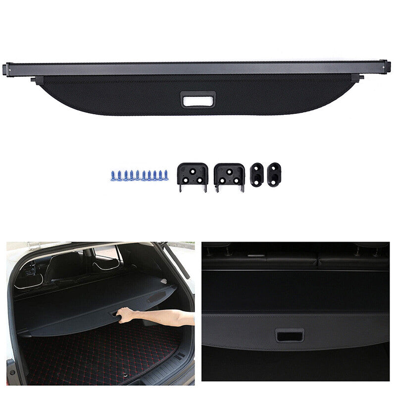 Fit for Kia Seltos 2020-2023 Black Cargo Cover Security Shade Retractable Shield