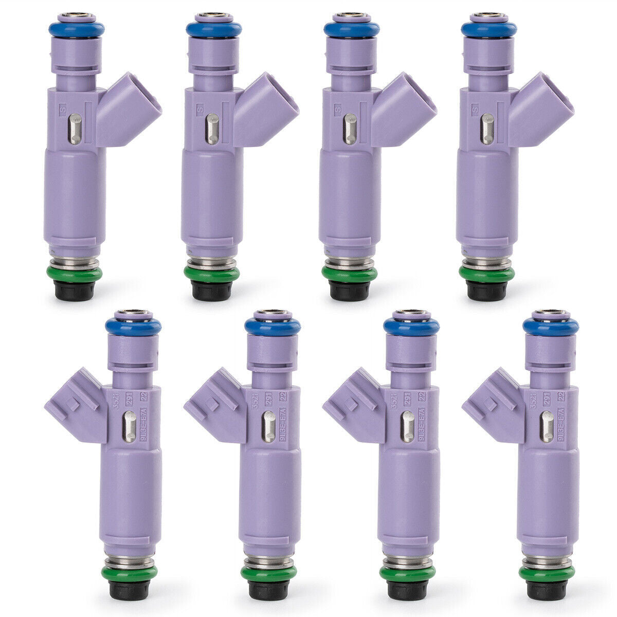Set of 8 for FORD RACING FUEL INJECTORS 24 lb 9L3E-E7A M-9593-LU24A